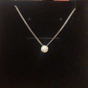 14 white gold necklace